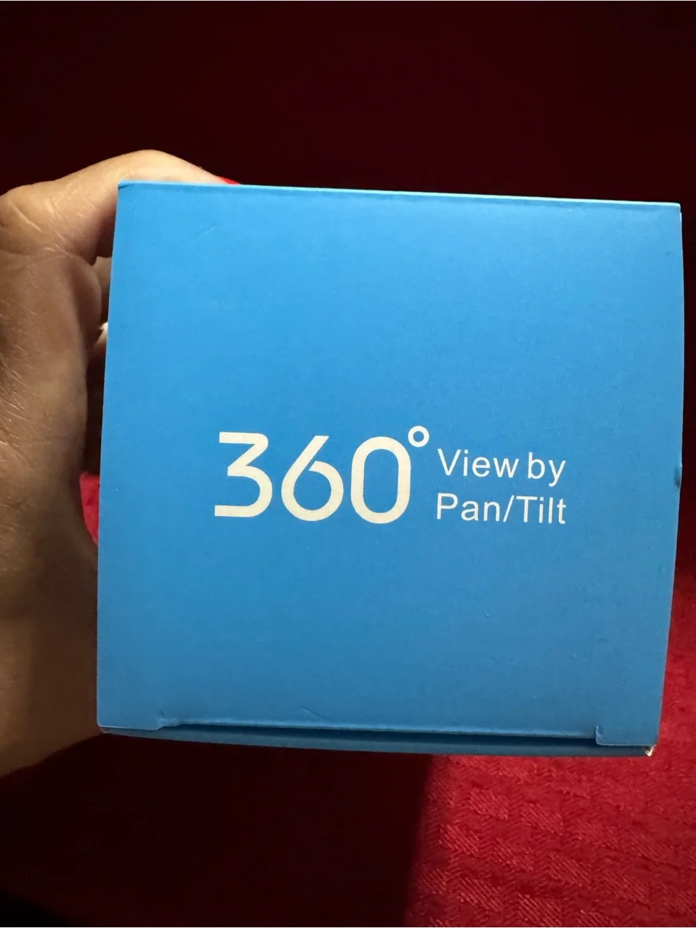 White Pan/Tilt Wi‑Fi Home Security Camera
